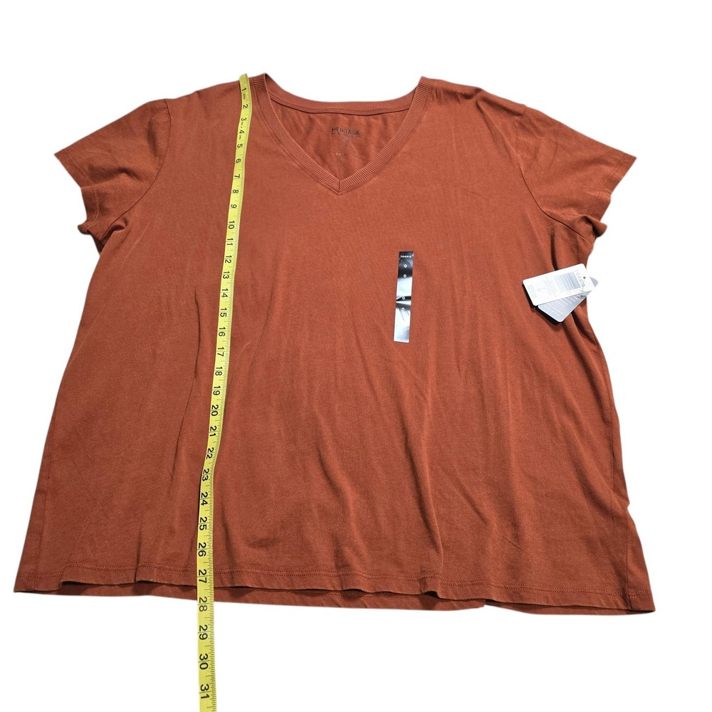 Torrid Women's Heritage Rust/ Burt Orange Soft Short Sleeve T-Shirt Torrid 0/ L - Picture 4 of 8